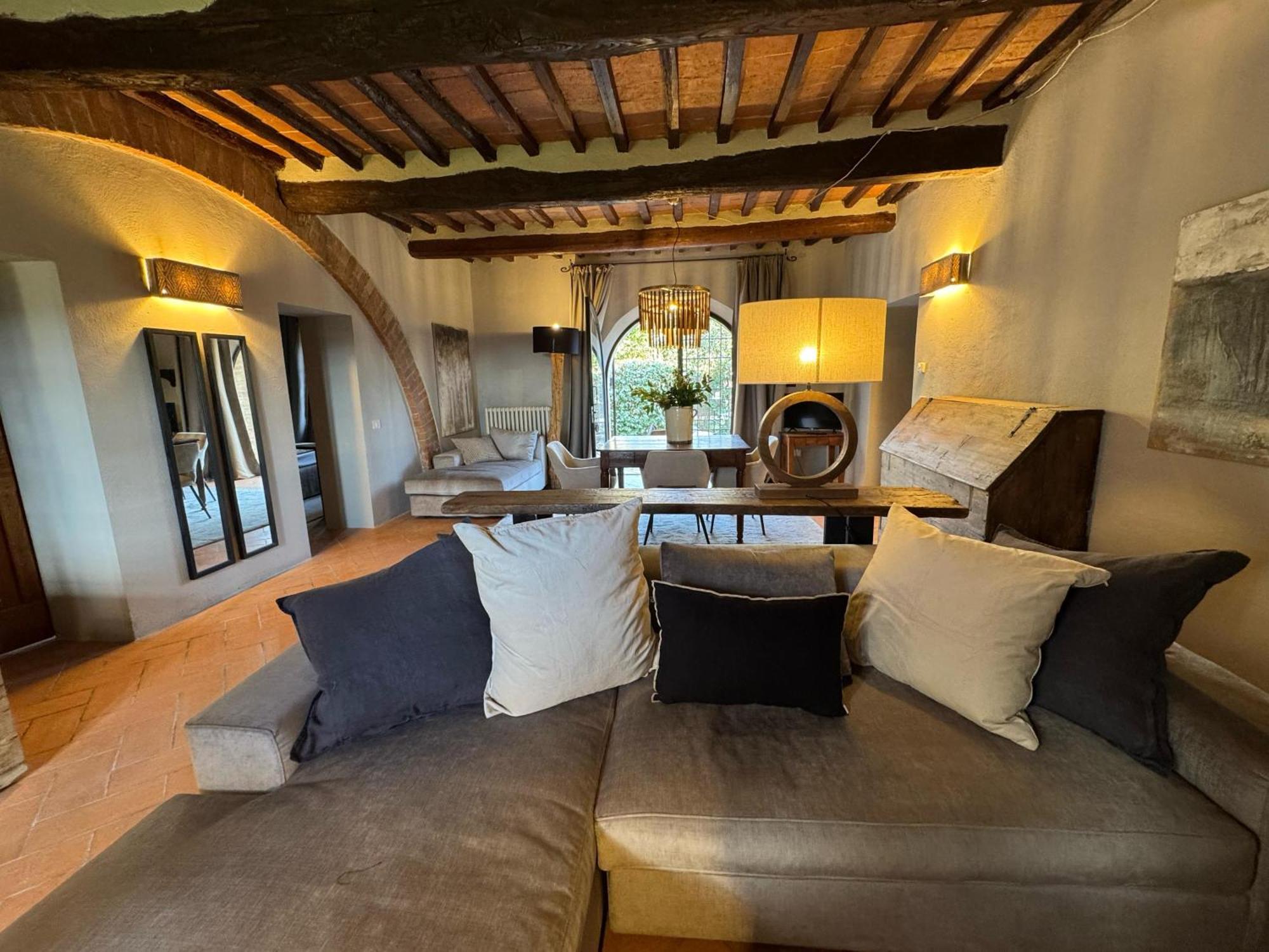 Agriturismo Le Sorbelle D'Orcia Con Piscina ปีเอนซา ภายนอก รูปภาพ