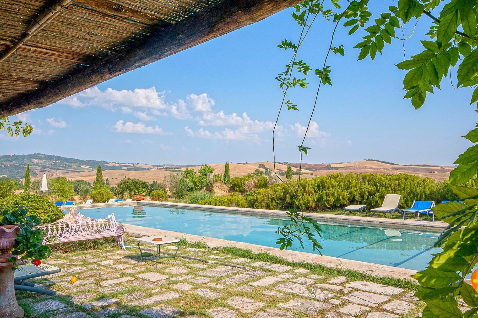 Agriturismo Le Sorbelle D'Orcia Con Piscina ปีเอนซา ภายนอก รูปภาพ
