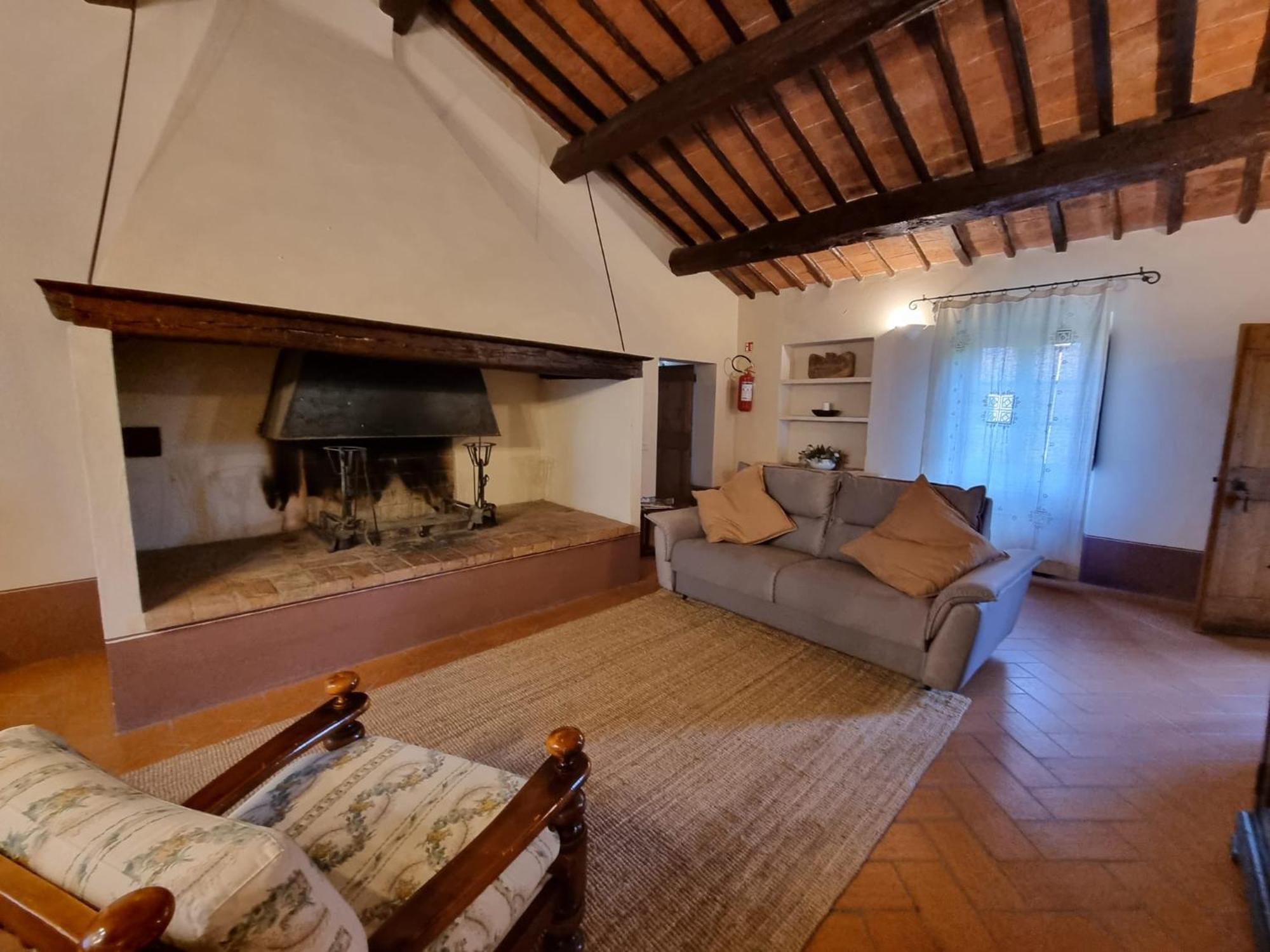 Agriturismo Le Sorbelle D'Orcia Con Piscina ปีเอนซา ภายนอก รูปภาพ