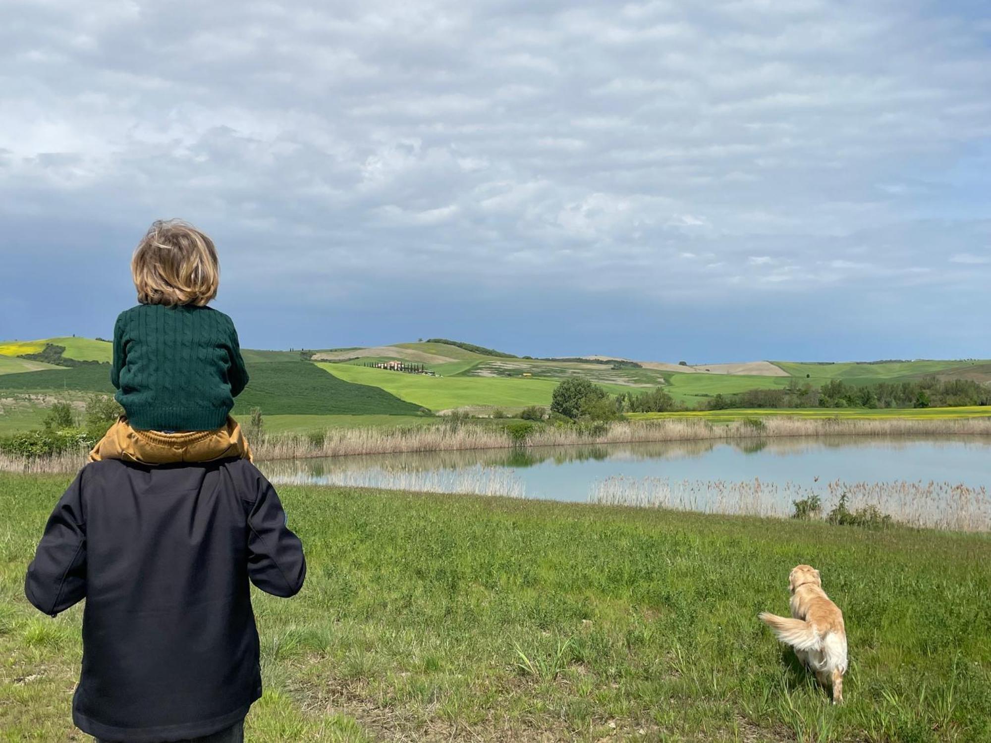 Agriturismo Le Sorbelle D'Orcia Con Piscina ปีเอนซา ภายนอก รูปภาพ
