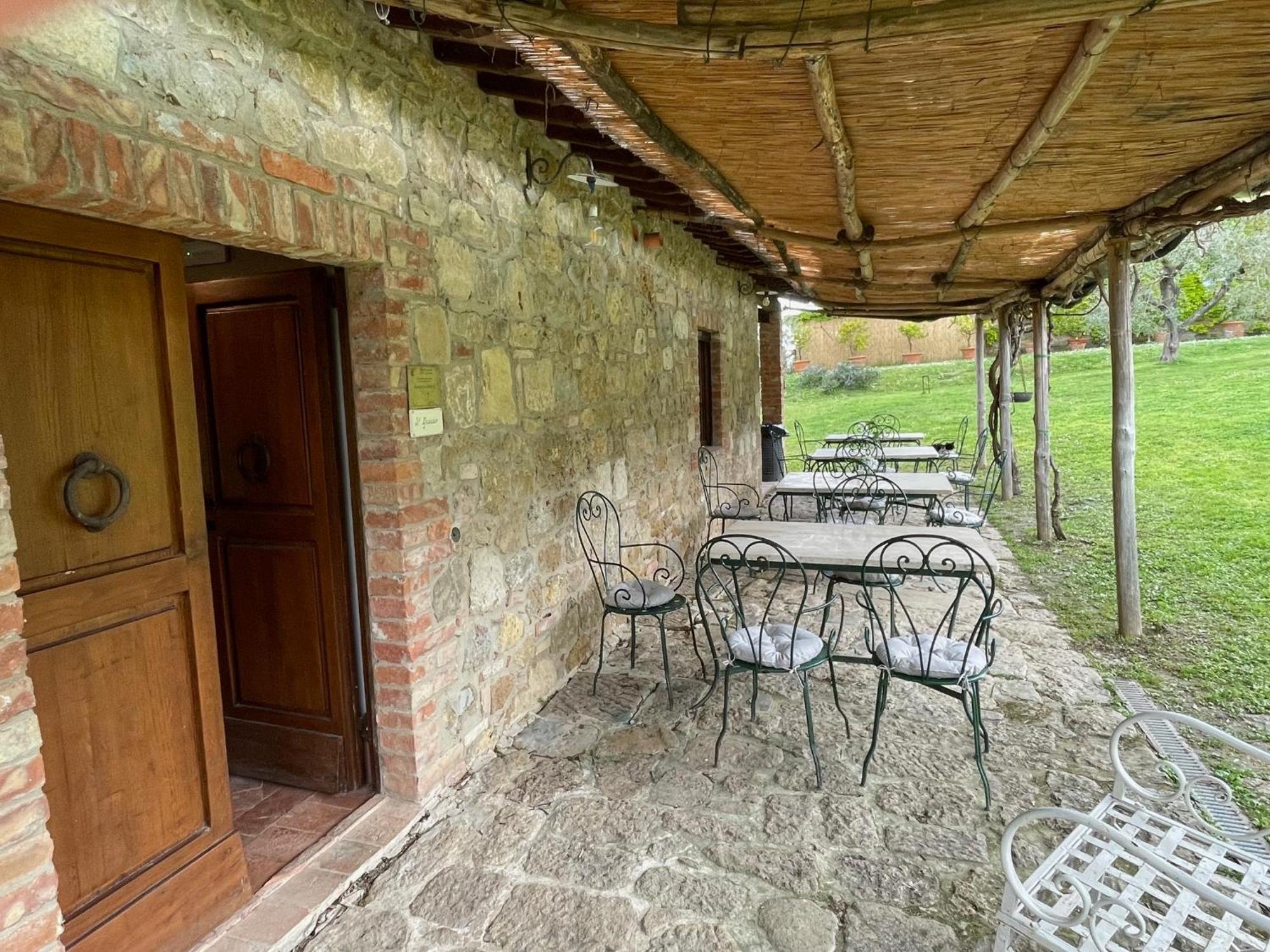 Agriturismo Le Sorbelle D'Orcia Con Piscina ปีเอนซา ภายนอก รูปภาพ