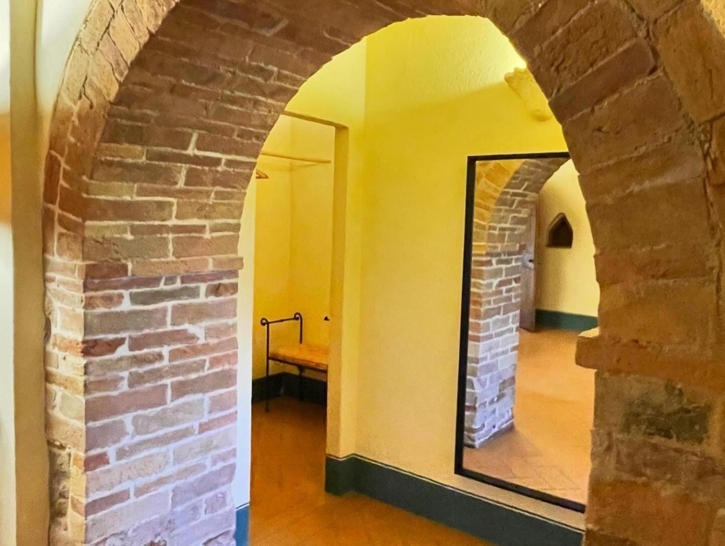 Agriturismo Le Sorbelle D'Orcia Con Piscina ปีเอนซา ภายนอก รูปภาพ