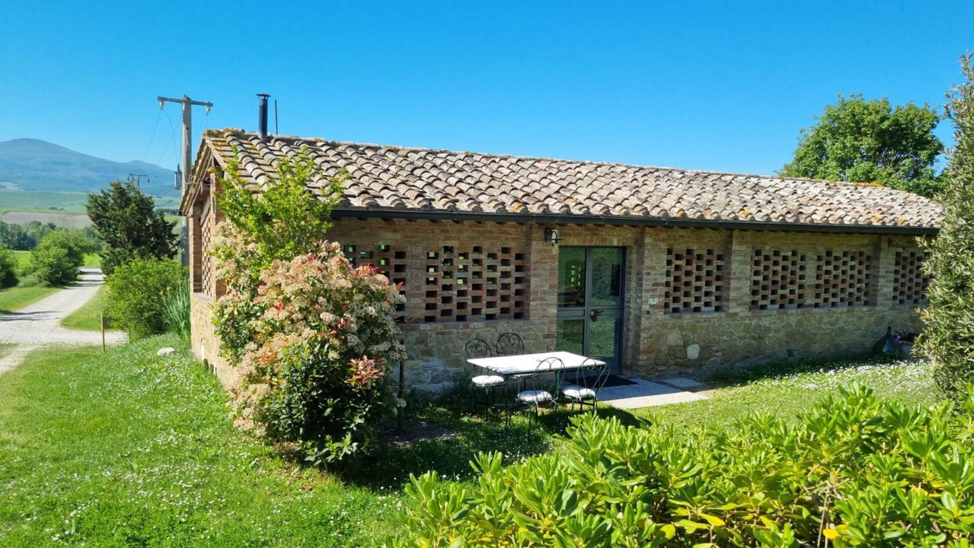 Agriturismo Le Sorbelle D'Orcia Con Piscina ปีเอนซา ภายนอก รูปภาพ