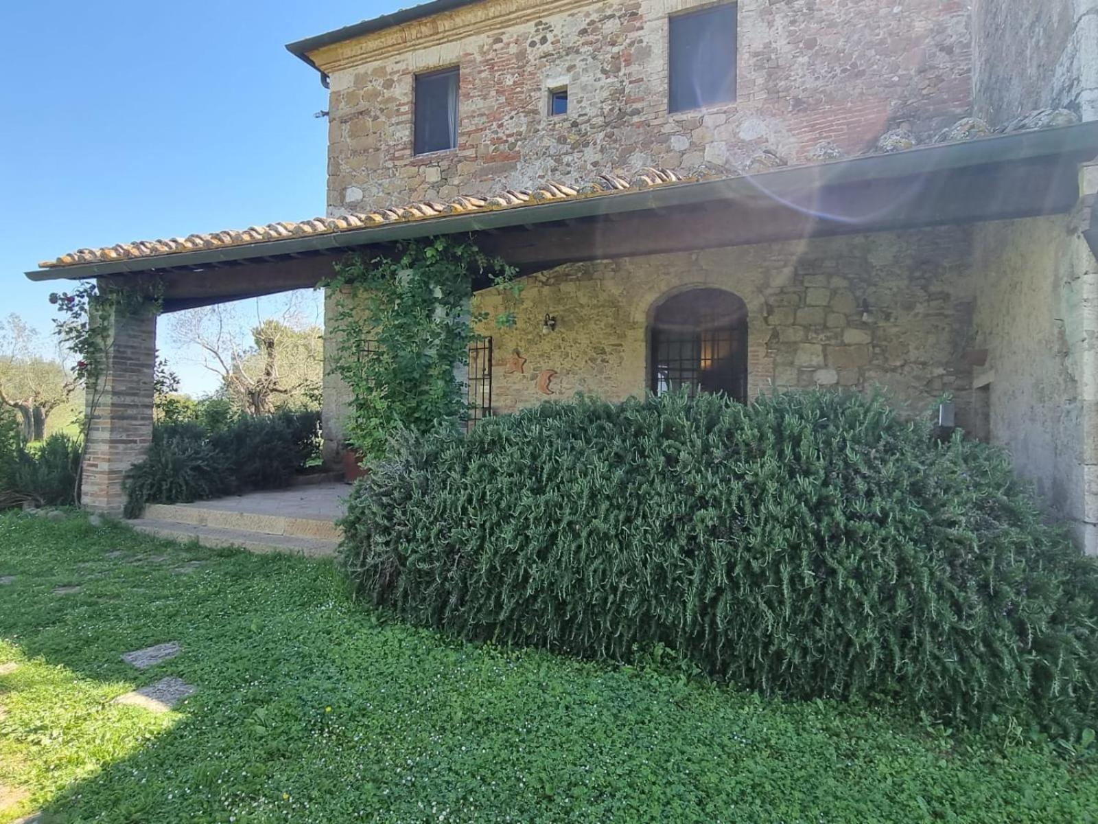 Agriturismo Le Sorbelle D'Orcia Con Piscina ปีเอนซา ภายนอก รูปภาพ